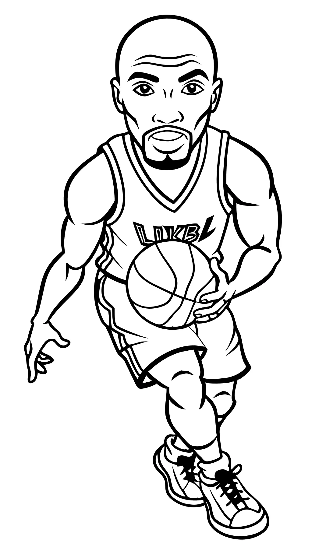 Kobe Bryant para colorear